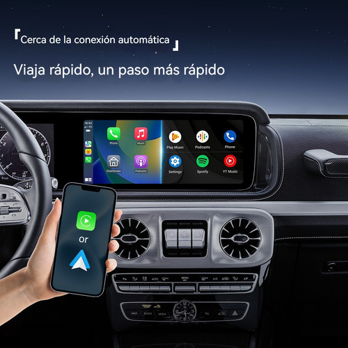 Inalámbrico Carplay Wireless Para iPhone Android Plug&play