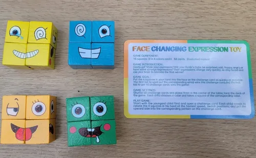 Juego De Caritas. Juegos De Expresiones. Emojis. Emociones