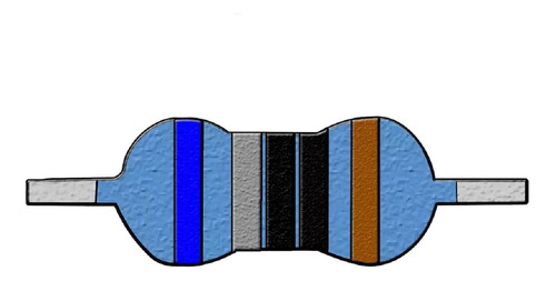 Resistencia 680 Ohm 1/4 Watt Pth 1%