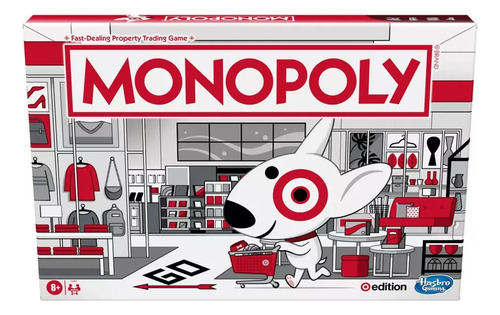 Juego De Mesa Monopoly Target Edition Hasbro +8 Años 2-4 Jug