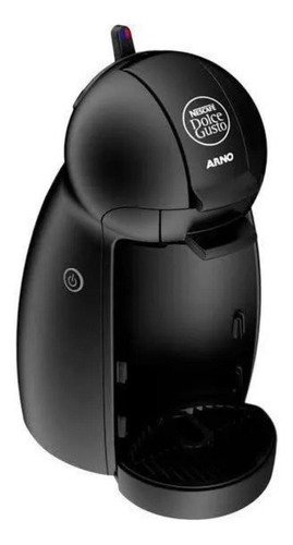 Cafeteira Nescafé Arno Dolce Gusto Piccolo de corte manual preta para cápsulas monodose 110V