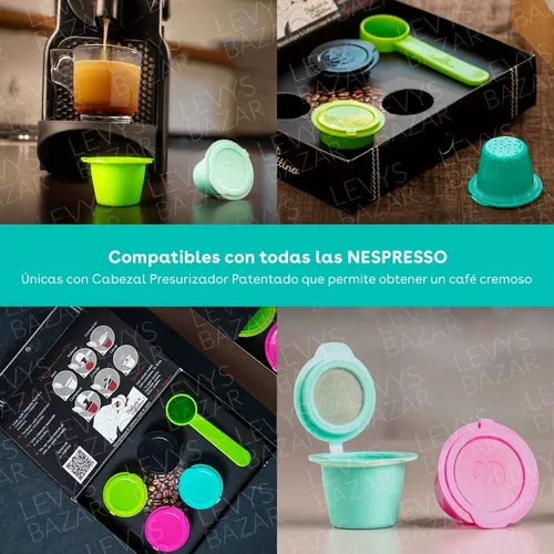 4 Capsulas Recargables Nespresso Reutilizables Ecologicas