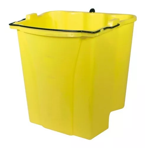 RUBBERMAID COMMERCIAL PRODUCTS Cubeta para Trapeador con Exprimidor 8-3/4  gal. Polipropileno Amarillo - Cubetas para Trapeador con Exprimidor - 5NY79