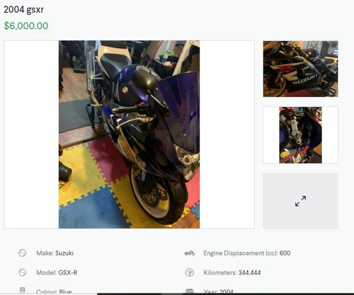 Suzuki Gsxr 600 Srad