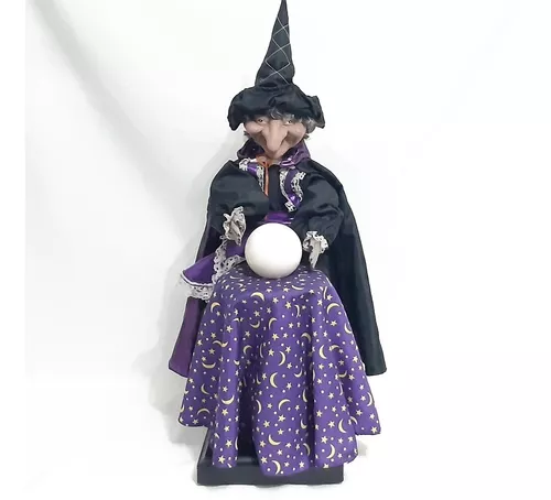 Boneca Úrsula Decoração Halloween com Som e Movimento - Extra Festas