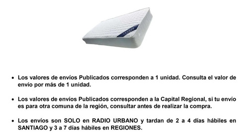 Imagen 3 de 7 de Colchón Espuma 2 Plazas Densidad 21 Altura 20cm