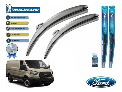Par Plumas Limpiabrisas Ford Transit 2011 A 2015 Michelin