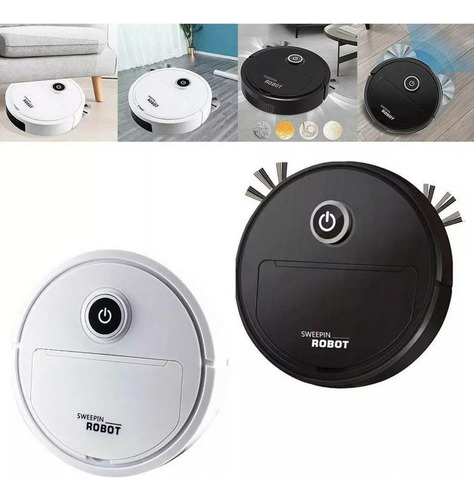 . Robot Aspirador 4 En 1, Aspira Y Friega, Recargable Por