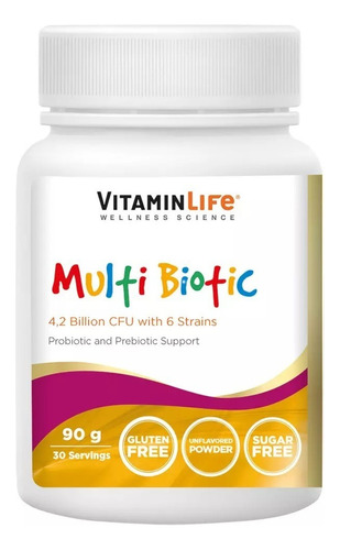 Multi Biotic / 6 Cepas / 4.2 Billones Ufc / Vitamin Life Sabor Sin sabor