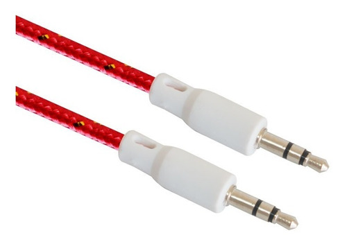 100 Piezas Cable De Audio Auxiliar 3.5mm Diseño De Agujeta