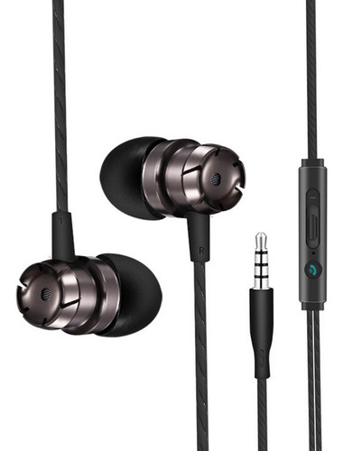 Auriculares Intraurales Super Bass Metal Auriculares Microp