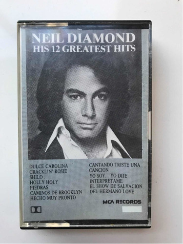 Neil Diamond His 12 Greatest Hits Cassette
