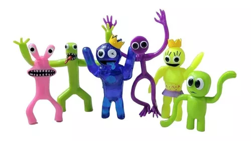 Hobby Roblox Rainbow Friends Juguetes De Peluche Coloridos Azul Amarillo  Verde Morado Naranja Muñecas Regalo Para Niños