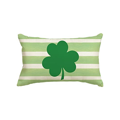 Funda De Almohada De Tréboles De San Patricio, Funda D...