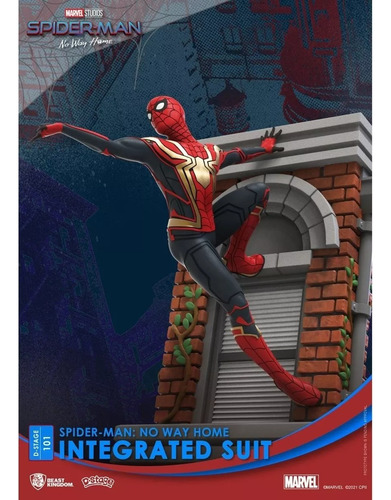 Beast Kingdom Diorama Spider Man No Way Home Traje Integrado
