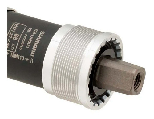 Movimento Central Shimano Bbun300 34.7mm 122.5mm C Parafuso