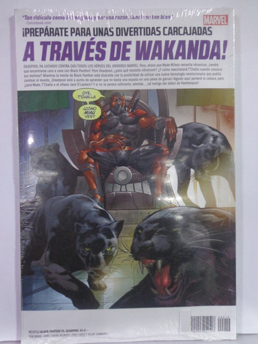 Black Panther Vs Deadpool Marvel Basicos