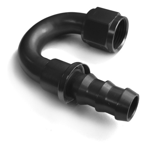 Acople Conexión Push On Hose 180° An12 Negro Ftx Fueltech