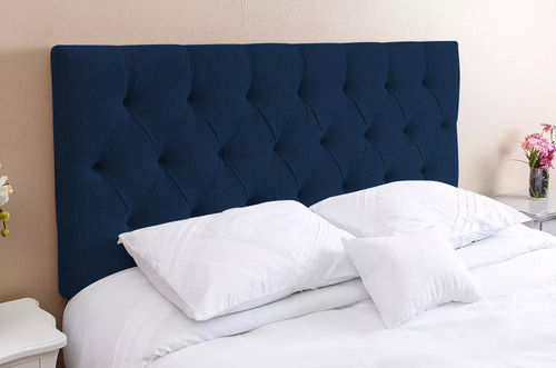 Cabeceira Cama Box King Estofada Varias Cores 195 Black