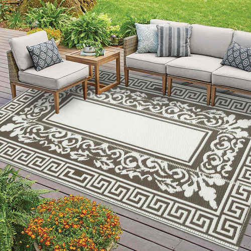 Alfombras Exteriores Reversibles 4x6 Alfombras De Patio...