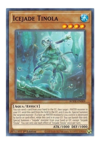 Yugioh Hielojade Tinola - Bode-sp009 - Common