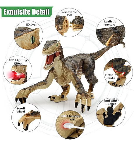 Mini Tudou Remote Control Toys De Dinosaurio, Juguetes Elect
