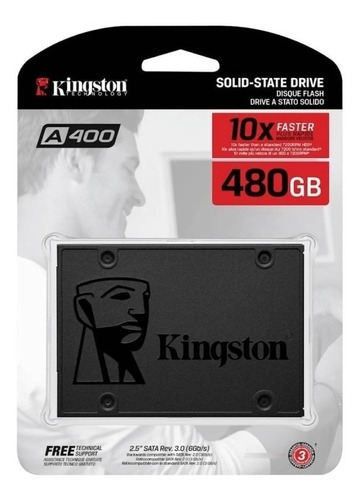 Disco Estado Solido Sdd 480gb Kingston 2.5  A400