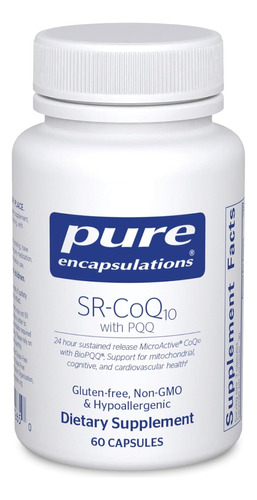 Suplemento Sr-coq10 Con Pqq Pure Encapsulations 60 Cápsulas