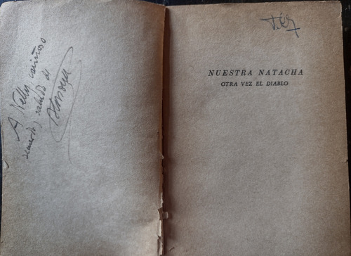 Nuestra Natacha De Alejandro Casona Con Firma Autor (Usado)