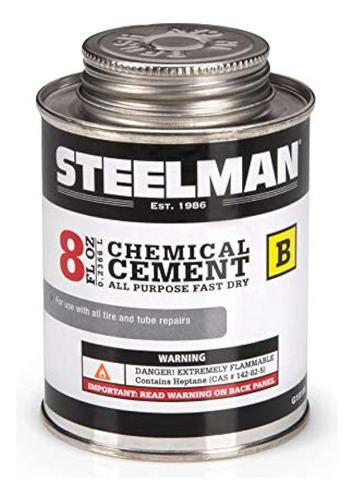 Steelman G10105 Cemento De Vulcanización Química 8oz