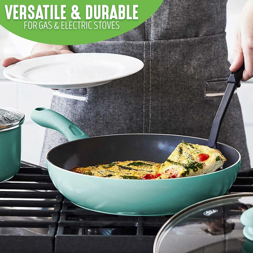Set De Utensilios P/ Cocina Greenlife De Aluminio, 13 Pie...