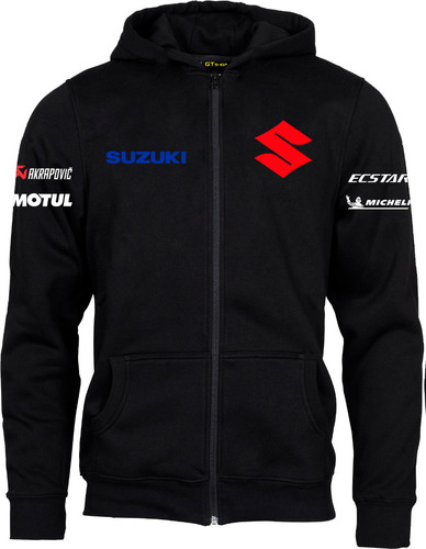 Campera Suzuki Motogp Algodon Frisado Gt Shop Estampado