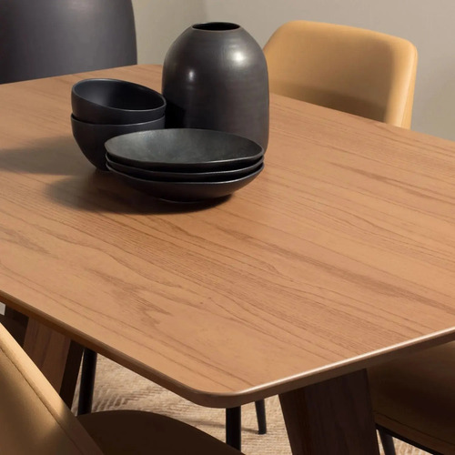 Mesa De Jantar Retangular 4 Lugares Avena - 135 Cm - Canella