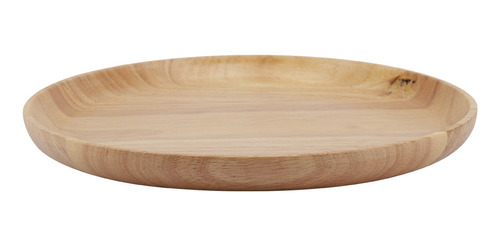 Plato Redondo De Madera Para Té, Sushi, Aperitivos Y Frutas