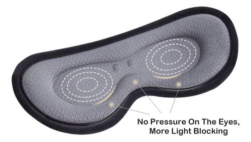 Máscara De Ojos 3d Con Protección De Vapor, Calefacción
