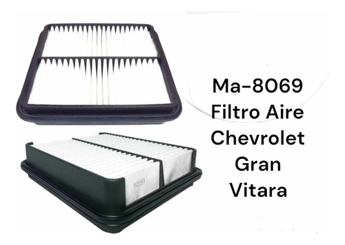 Ma-8069 Filtro Aire Tipo Panel Chev. Gran Vitara