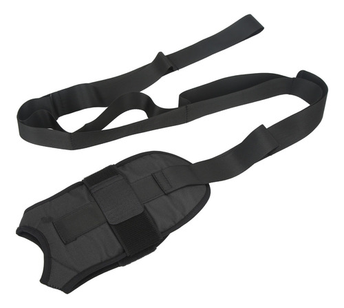 Paquete De Correa De Camilla Para Piernas Nylon Yoga Negro