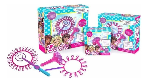 Burbujero Mediano Barbie Fabrica De Burbujas Bubble Lab 