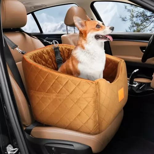 Asiento de coche para perro Pup Spot - Marrón