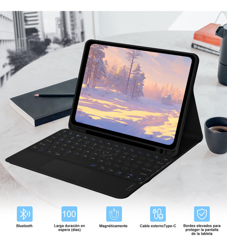 Funda Tablet Para Samsung S6 Lite 10.4 Con Lápiz Mouse