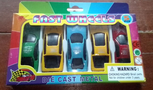 Set De Carritos Fast Wheels