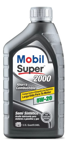 Aceite 5w20 Mobil 2000 - Cuarto