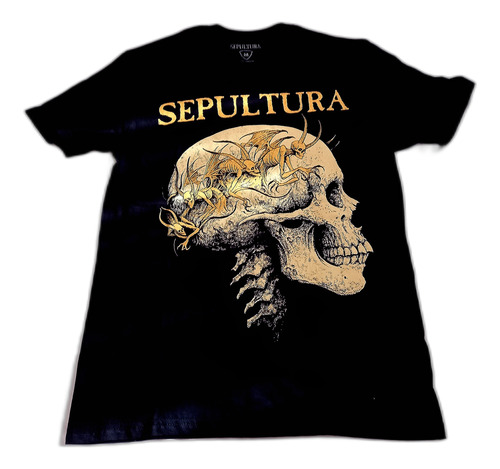 Sepultura Skull Demon Polera Talla S/m/l/xl/xxl Blackside 