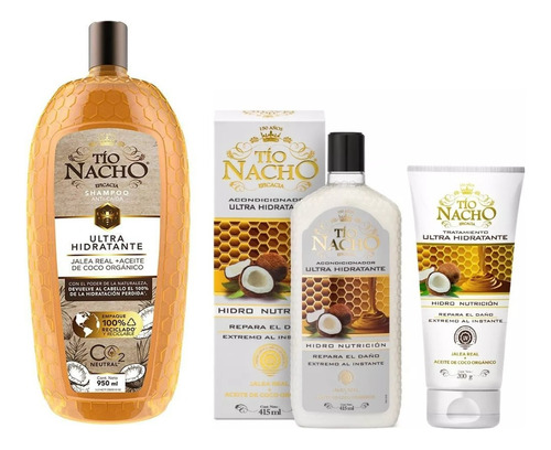 Tio Nacho Coco Shampoo, Acondicionador, Tratamiento