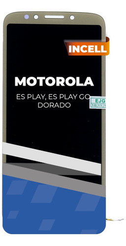 Lcd Para Motorola E5 Play , E5 Play Go Dorado