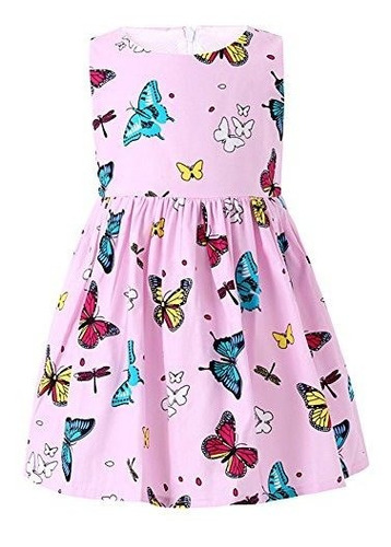 Smking Pinker Vestido Para Niñas Pequeñas Butterfly Swing Pa