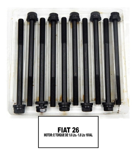 Bulones Tapa Cilindros Fiat Idea E-torq 1.6-1.8 16v