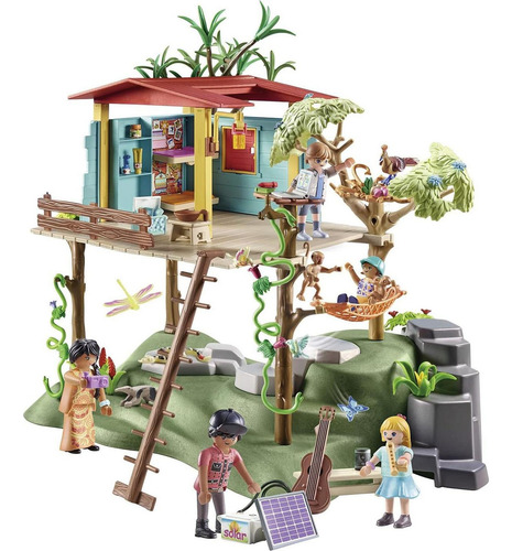 Casa Del Árbol Familiar Playmobil Wiltopia 36x37x34 Cm