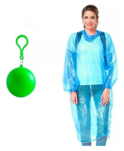 3 Impermeable Bola De Bolsillo Portátil De Llavero