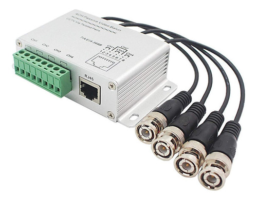 Transceptor Camara Cctv Pasivo Video Canal Hd Balun Cable